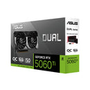 Asus Dual GeForce RTX 5060 Ti OC 16GB GDDR7 Graphics Card
