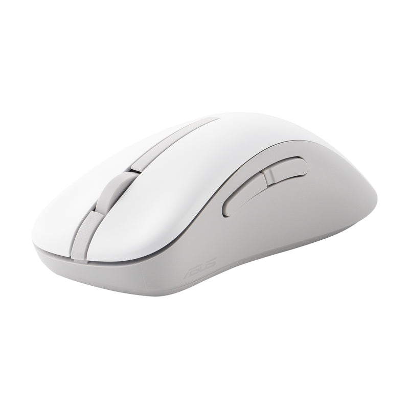 Asus MD102 Wireless Mouse (White, Dark Grey)
