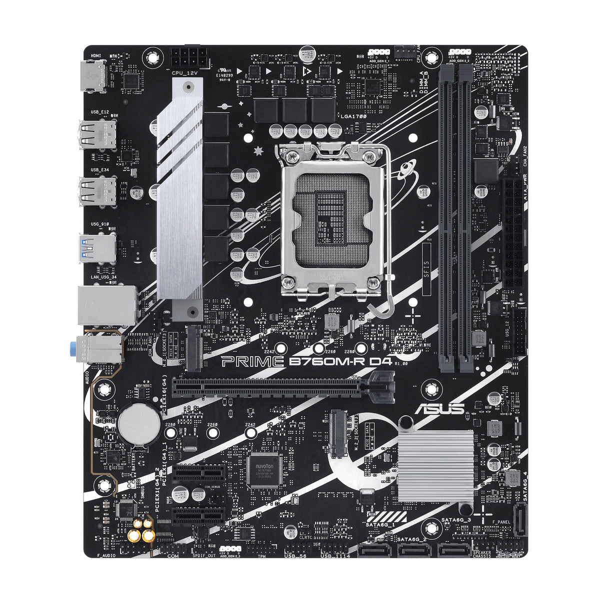 Asus Prime B760M-R D4 Motherboard | DataBlitz