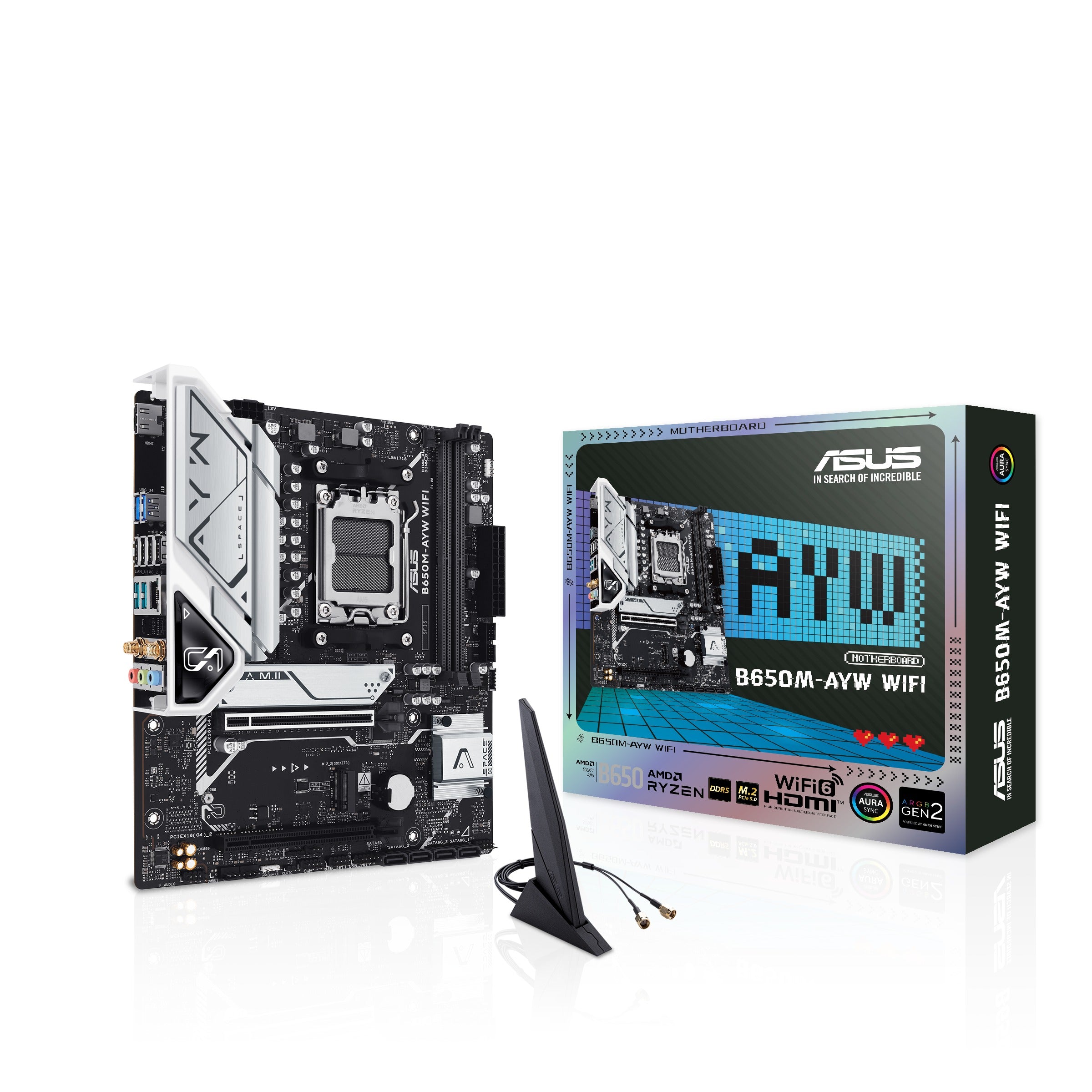 Asus B650M-AYW WiFi DDR5 AMD Motherboard Bundle