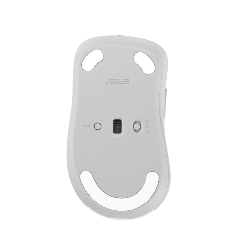 Asus MD102 Wireless Mouse (White, Dark Grey)