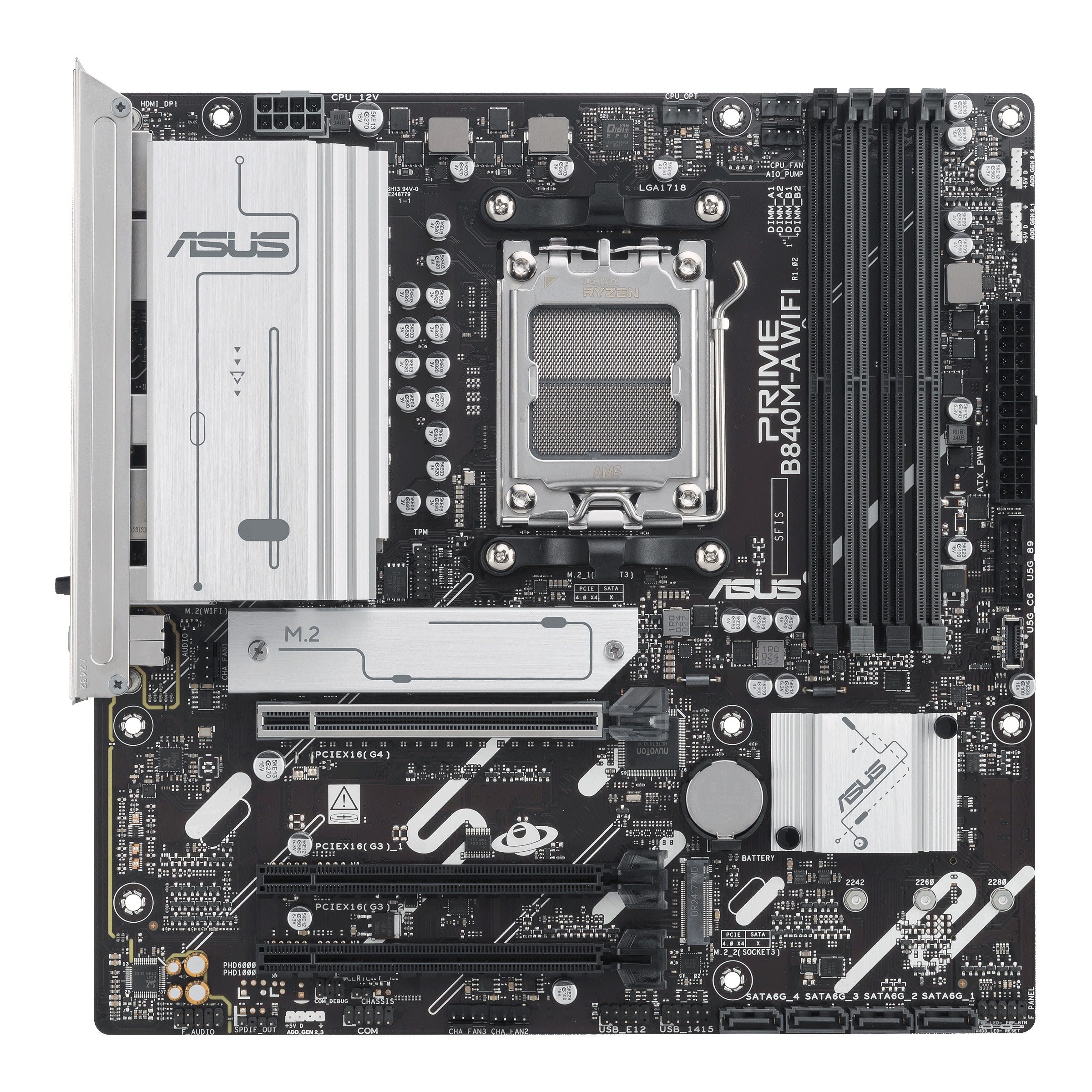 Asus Prime B840M-A WiFi-CSM AM5 DDR5 Motherboard

