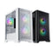 Tecware NEO M2 TG High Airflow Matx Case Tempered Glasse PC Case (Black, White)