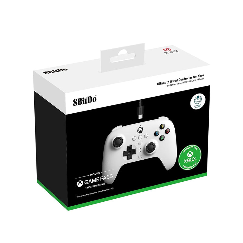 8bitdo Ultimate Wired Controller Hall Edition For (Xbox Series s/x / Xboxone/Windows 10/11) (Includes Game Pass) (82CE)