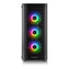 Thermaltake V250 TG RGB Mid Tower 4mm Tempered Glass PC Case (Black)