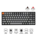 Keychron K2 Max QMK Fully Assembled Backlight Wireless Mechanical Keyboard (Super Red, Super Brown) (K2M-A1, K2M-A3)