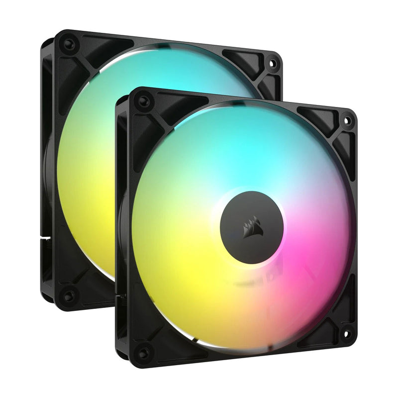 Corsair RS140 ARGB 140mm PWM Fan - Black (Dual Pack) (CO-9050183-WW)