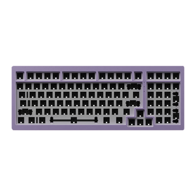 MonsGeek M2 QMK Aluminium Case Mechanical Keyboard Hot-Swappable Gasket DIY Kit (Purple)
