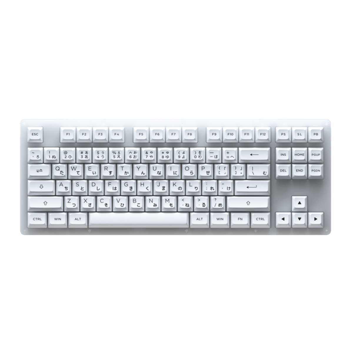 AKKO ACR87 COMBO RGB HOT-SWAPPABLE ACRYLIC MECHANICAL KEYBOARD BLACK ON WHITE (JELLY WHITE SWITCH) - DataBlitz