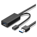 UGreen USB 3.0 Extension Cable - 5m (Black) (US175/20826)