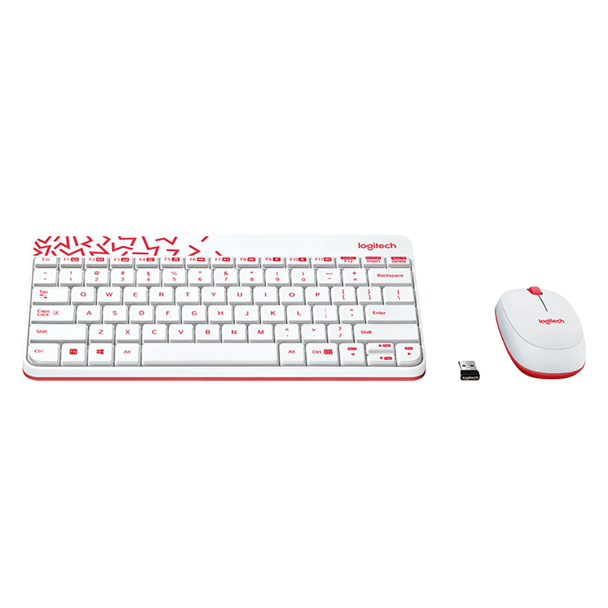 LOGITECH MK240 NANO WIRELESS KEYBOARD AND MOUSE COMBO (WHITE) - DataBlitz