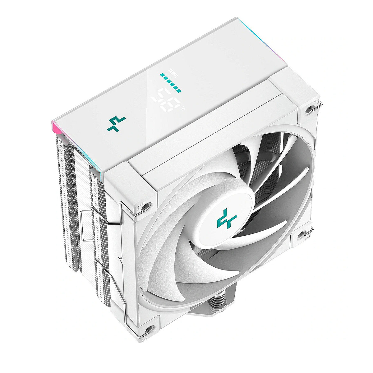 Deepcool AK400 Digital WH CPU Cooler With a Status Display (White) (R-AK400-WHADMN-G)