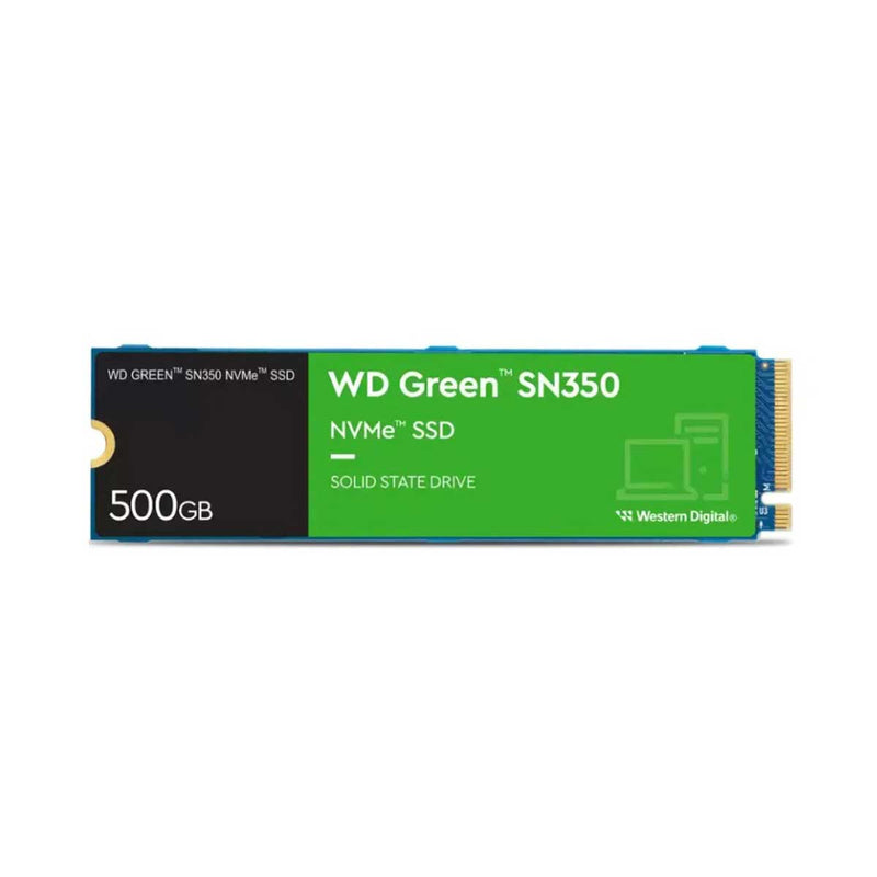 WD Green SN350 500GB M.2 2280 PCIe Gen3 X4 NVMe SSD (WDS500G2G0C) | DataBlitz