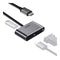 UGreen USB-C 4-IN-1 HDMI+VGA+USB 3.0 Converter With PD (Space Grey) (CM162/50505)