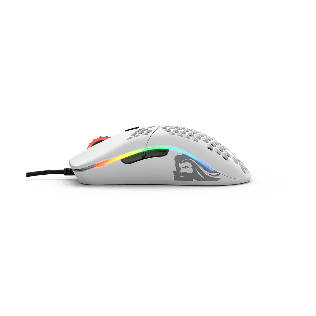 Minus Mouse Glorious Model O- (Minus) RGB Gaming Mouse (Matte White)