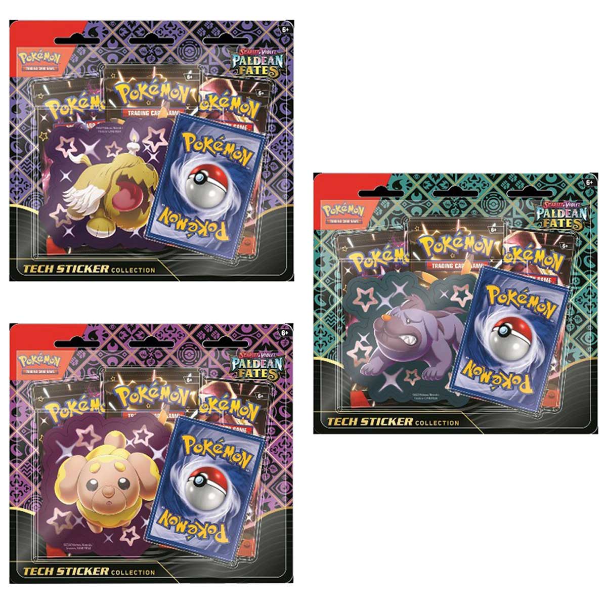 Pokemon Trading Card Game SV 4.5 Scarlet & Violet Paldean Fates Tech Sticker Edition (290-85618)