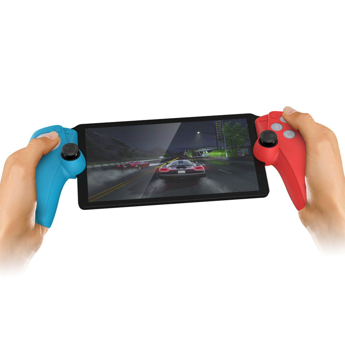 Dobe Silicone Case For Playstation Portal (Transparent Blue/Red) TP5-3555