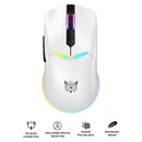 Onikuma CW928 RGB Tri-Mode Gaming Mouse (Black, White)