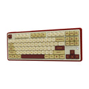 Ajazz AK870 RGB Tri-Mode 87-Keys TKL Gasket-mounted Hot Swappable Mechanical Keyboard (Grey/Cream/Red) (Maillard Switch)