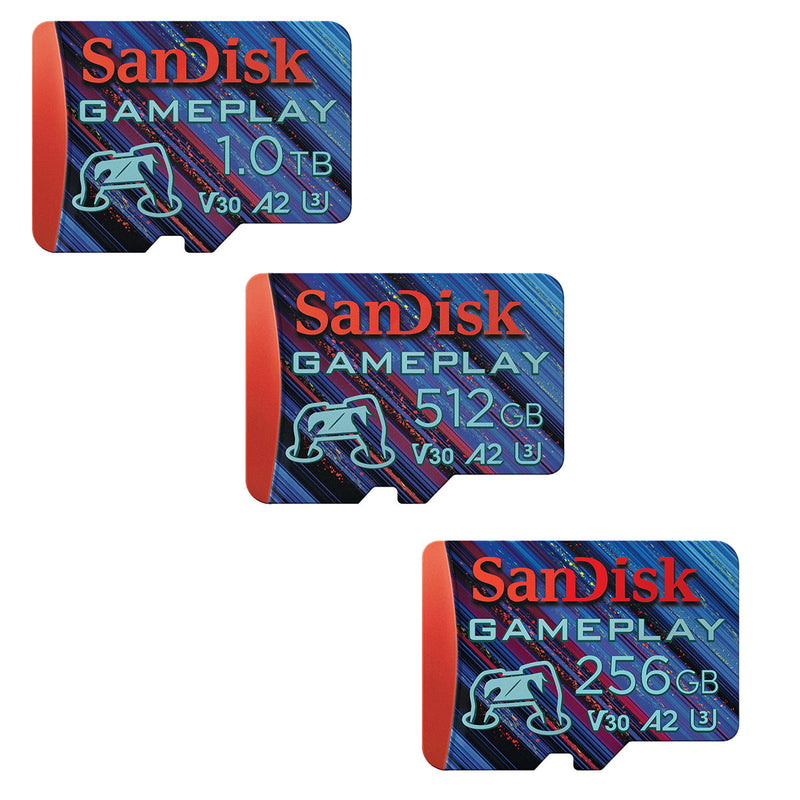 Sandisk Gameplay MicroSD Card for Mobile & Handheld Console Gaming