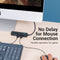 Vention 5-in-1 USB-C Hub with Gigabit Ethernet Adapter - USB-C to USB 3.0 x 3 + RJ45 + Micro-B