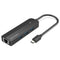 Vention 5-in-1 USB-C Hub with Gigabit Ethernet Adapter - USB-C to USB 3.0 x 3 + RJ45 + Micro-B