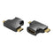 Vention 2-in-1 Mini HDMI & Micro HDMI Male to HDMI Female Adapter (Black) (AGFB0)