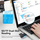 Vention 2-in-1 USB 3.0-A SD & TF Card Reader (CLGB0)