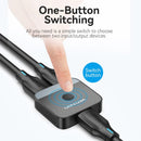 Vention 2-Port HDMI Bi-Direction 4K Switcher - ABS Type (Black) (AKOB0)