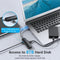 Vention 3-Port USB 2.0 Hub with 100M Ethernet Adapter - USB-A to USB 2.0 + RJ45 + Micro-B 