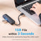 Vention 5-in-1 USB 3.0 Hub - USB-A to USB 3.0 x 3 + RJ45 + Micro-B - 0.15M (CHNBB)