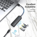 Vention 5-in-1 USB 3.0 Hub - USB-A to USB 3.0 x 3 + RJ45 + Micro-B - 0.15M (CHNBB)