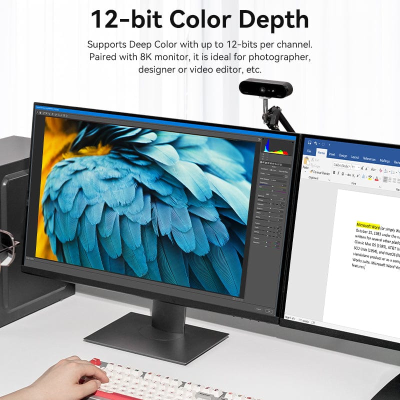 Vention 8K Mini DisplayPort to DisplayPort Cable - 2M (HCFLH)