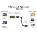 Vention DisplayPort Male to HDMI Female 4K Adapter (Black) (HBPB0)
