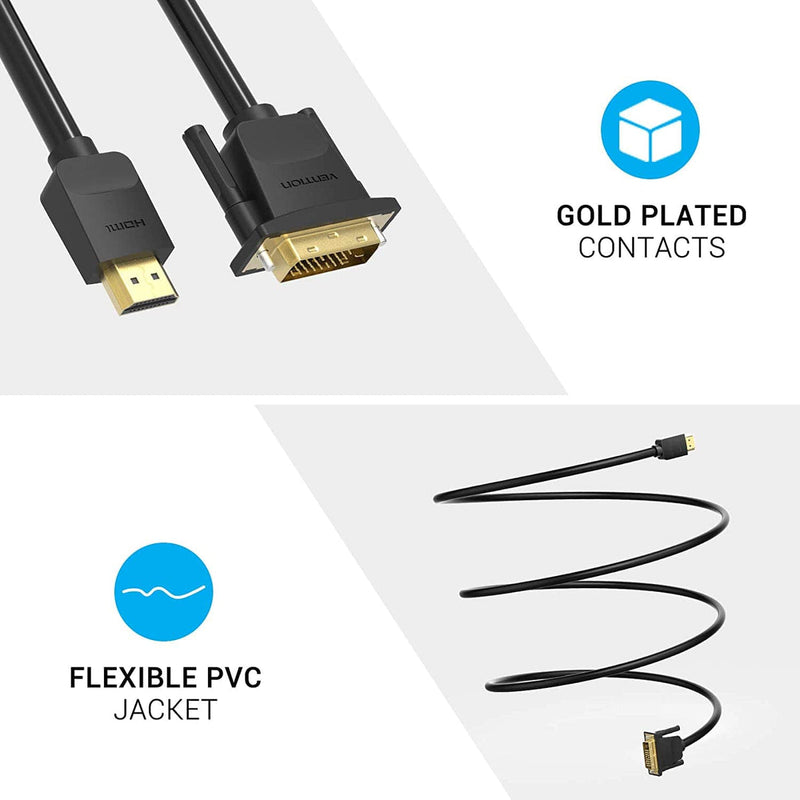 Vention HDMI to DVI Cable - 3M (ABFBI)