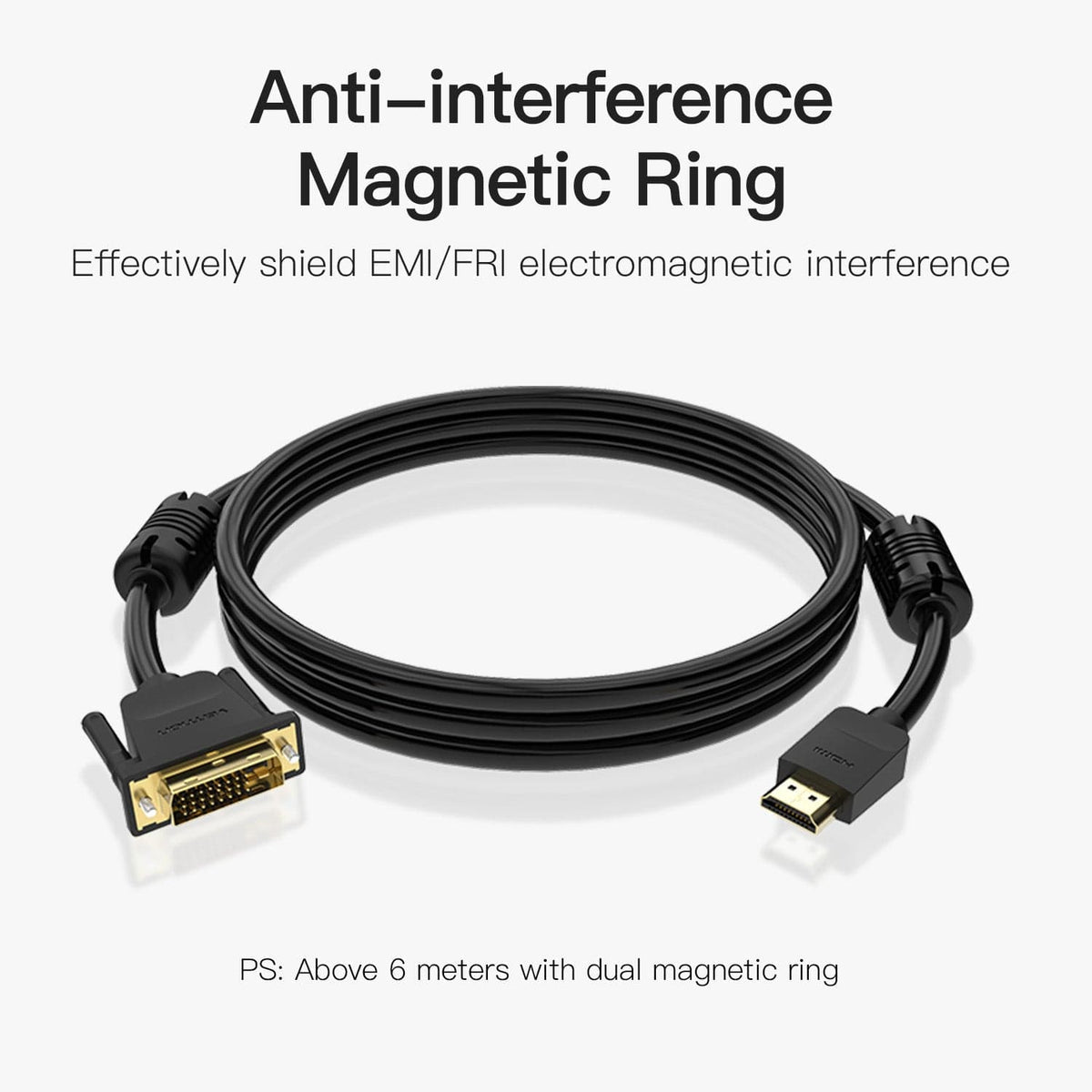 Vention HDMI to DVI Cable - 1.5M (ABFBG)