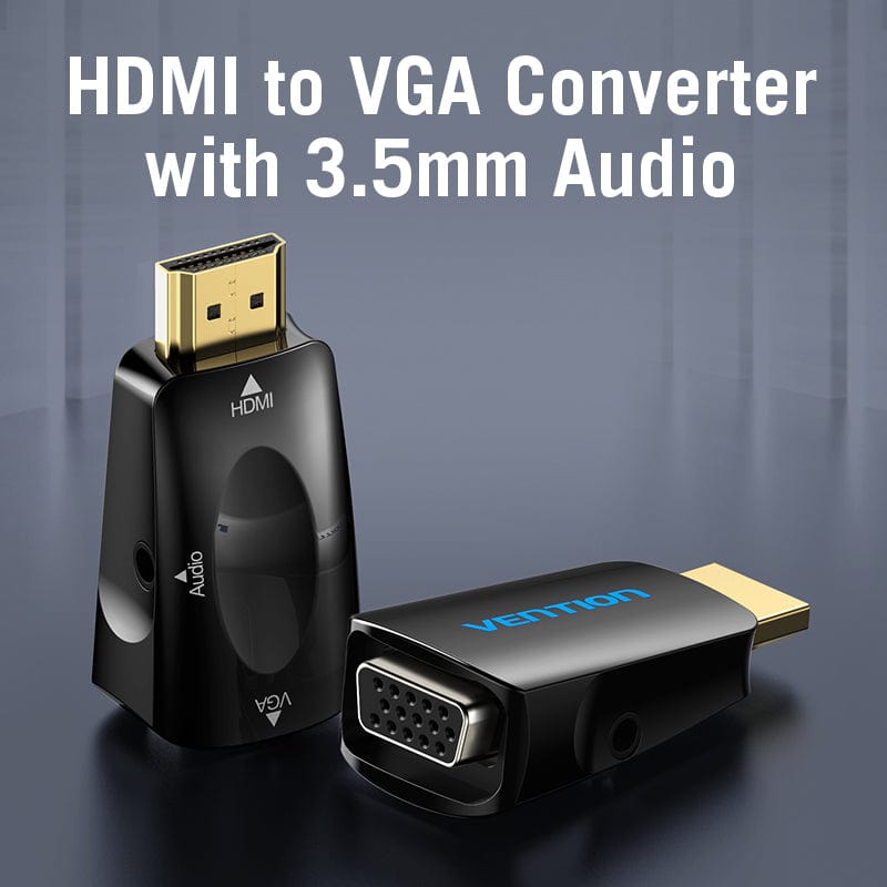 Vention HDMI to VGA Converter with 3.5mm Audio (AIDB0)