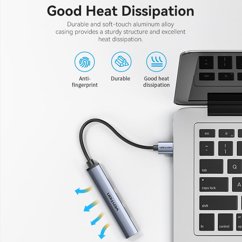 Vention USB External Sound Card Black Metal Type (VAB-S17-B)