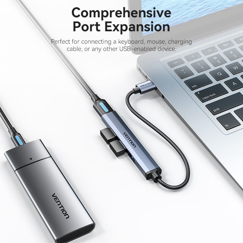 Vention USB External Sound Card Black Metal Type (VAB-S17-B)