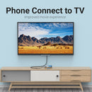 Vention USB-C to HDMI Converter 0.15M Gray Aluminum Alloy Type (TDEHB)