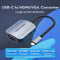 Vention USB-C to HDMI/VGA Converter 0.15M Gray Aluminum Alloy Type (TDIHB)
