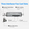 Vention USB 2.0 Multi-function Card Reader - USB-C + USB 2.0 + Micro-B + TF + SD (Gray) (CCJH0)