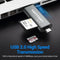 Vention USB 2.0 Multi-function Card Reader - USB-C + USB 2.0 + Micro-B + TF + SD (Gray) (CCJH0)