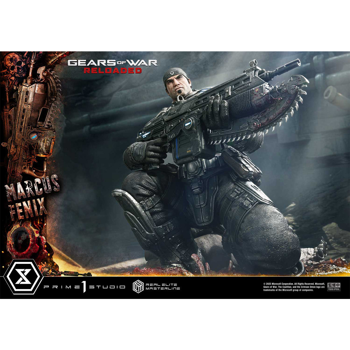 Real Elite Masterline Gears of War: Reloaded Marcus Fenix | DataBlitz