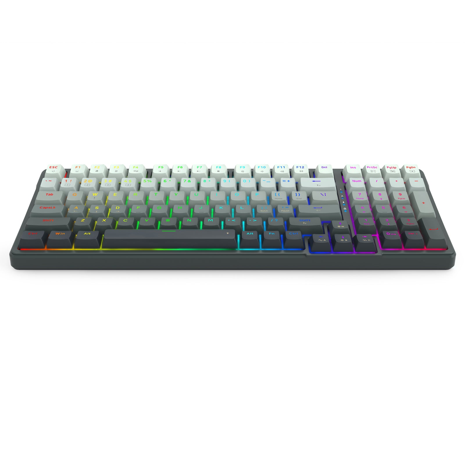 E-Yooso HZ-99 RGB 99-Keys Wired Hot-Swappable Mechanical Keyboard Gradient Grey (Magnetic Switch)