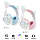 Onikuma GT838 Tri-Mode Wireless Headphone (White/Blue, White/Pink)