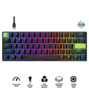 Royal Kludge RK-C61 Single-Mode RGB 61 Keys Hot Swappable Magnetic Mechanical Keyboard Black/Green (Mint Switch)