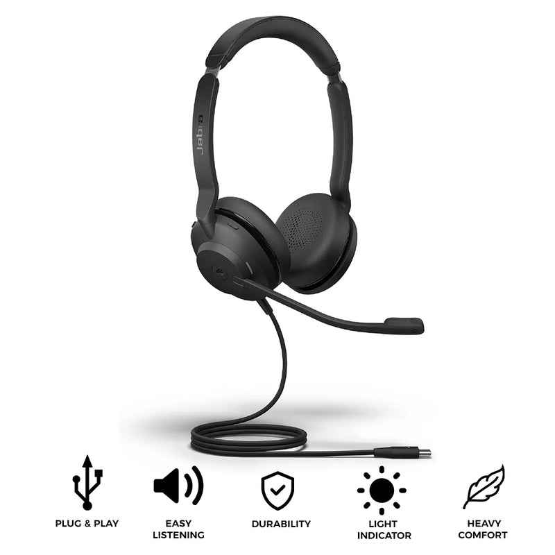 Jabra Evolve2 30 MS Stereo USB-C/A Headset