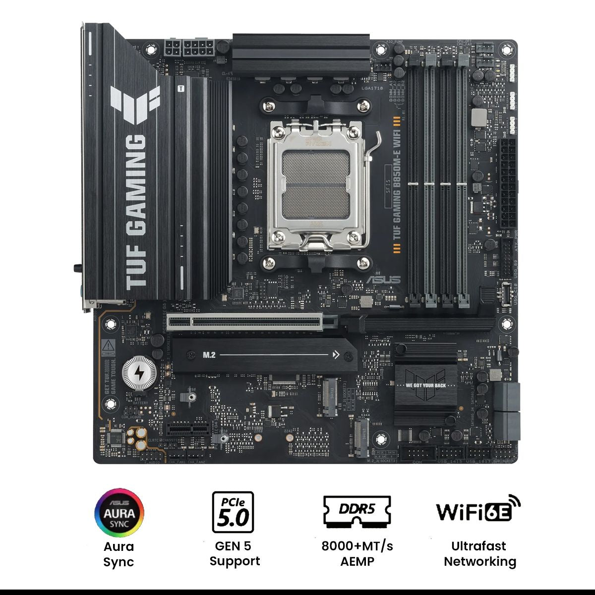 Asus TUF Gaming B850M-E Wifi DDR5 Motherboard Bundle | DataBlitz