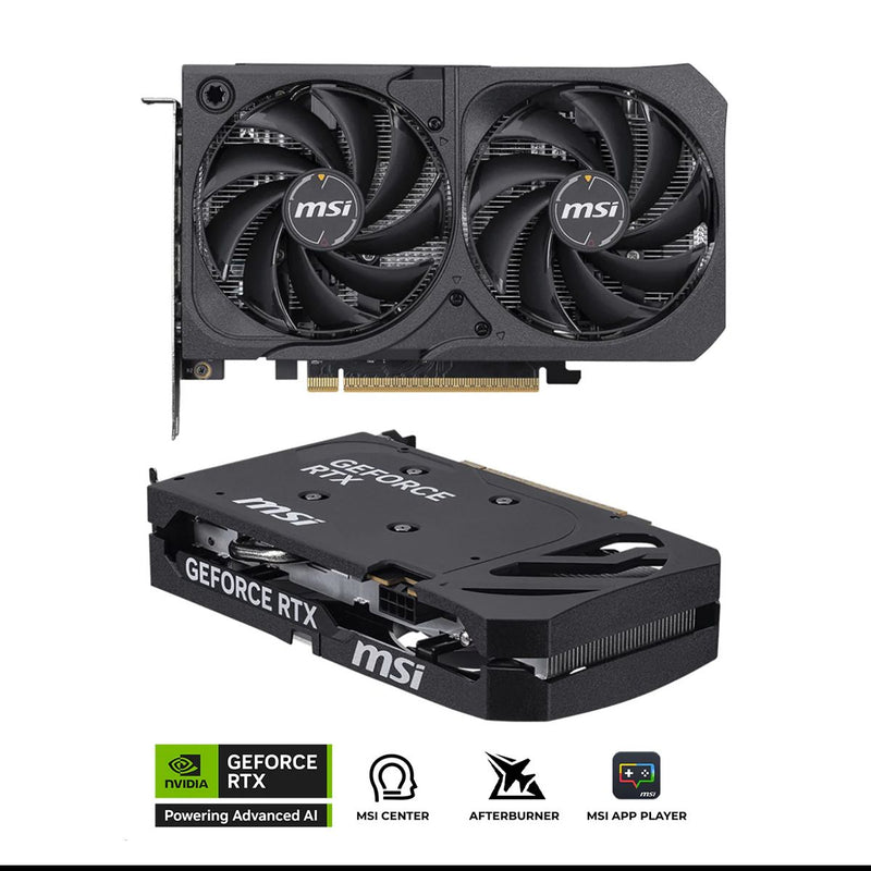 MSI GeForce RTX 5050 8GB GDDR6 Shadow 2X OC Graphics Card